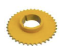 PIGNON 38 dents, 19.05S(3/4),Diam 45, rainure de clavette 14mm