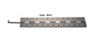 AGRAFE COMPLETE AR INOX L240 avec des vis