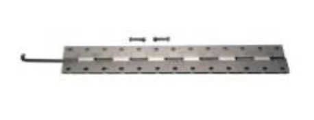 AGRAFE COMPLETE AR INOX L320 avec des vis
