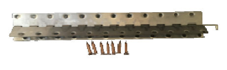 AGRAFE COMPLETE AR INOX L320 avec ongles Cu