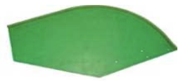 ARRET DE GRAIN DROIT 4,2MM VERT