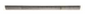 BARRETTE « L » TAPIS 17 TROUS INOX