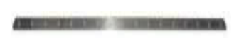 BARRETTE TAPIS 17 TROUS ALUMINIUM