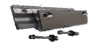 DEMI-COQUILLE SECOUEUR D35 KIT 2 vis, 2 écrous et 2 rondelles DIAM25