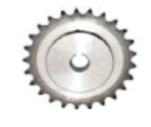 PIGNON 25 dents, 19.05S(3/4), diam 25 pour arbre excentrique G60