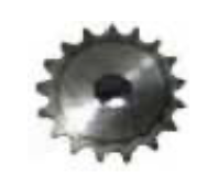 PIGNON N 17 dents, (3/4) diám 25 pour G2,G3