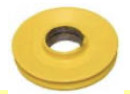 POULIE DE RETOUR 145MM AXE 25MM