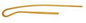 SECOUEUR ARC MOULE COURT 1.169 mm D25 JAUNE